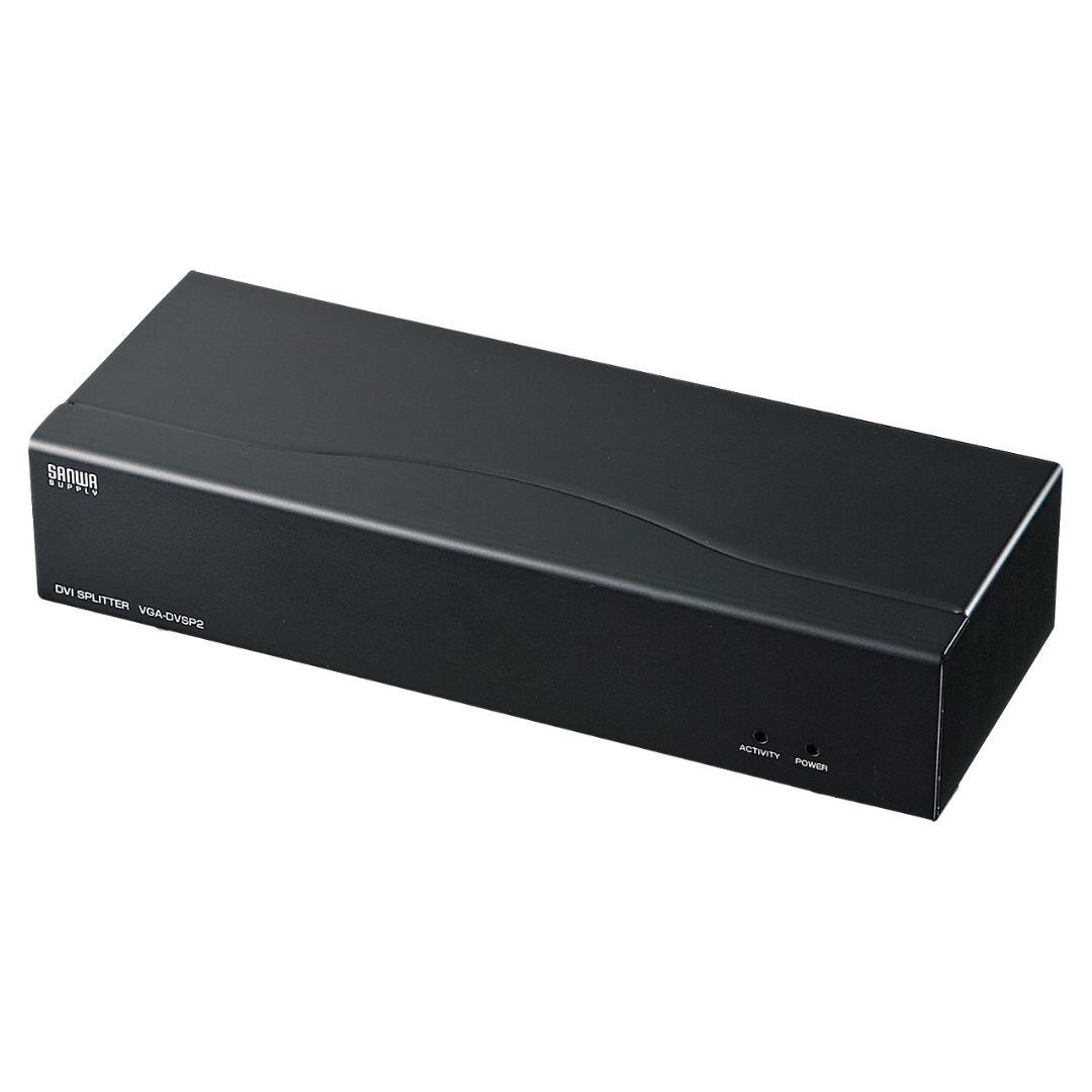 サンワサプライ フルHD対応DVIディスプレイ分配器(2分配)VGA-DVSP2 サンワダイレクト本店 サンワサプライ【オフィス・PC周辺通販】