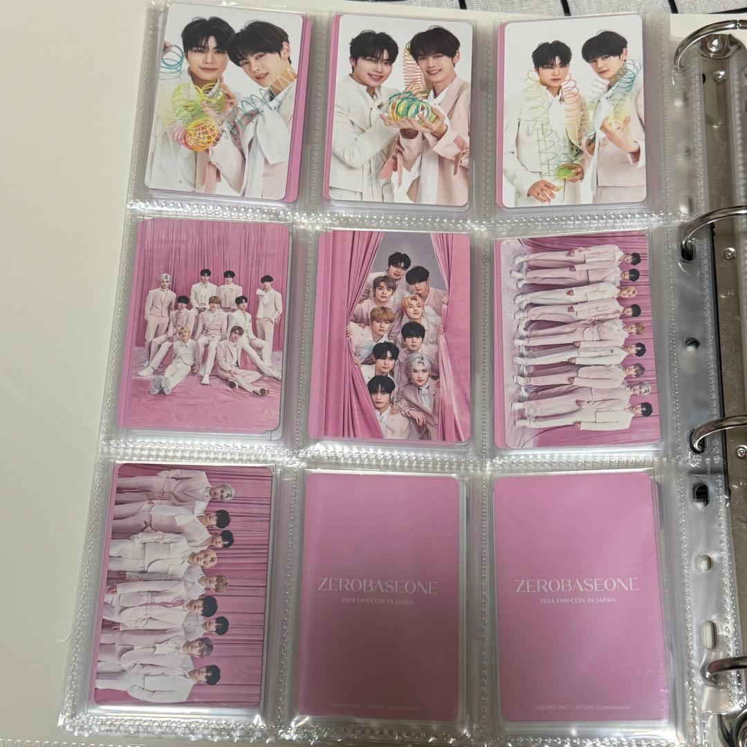 ZB1 ゼベワン 日本 ファンコン ラントレ トレカ コンプリートセット