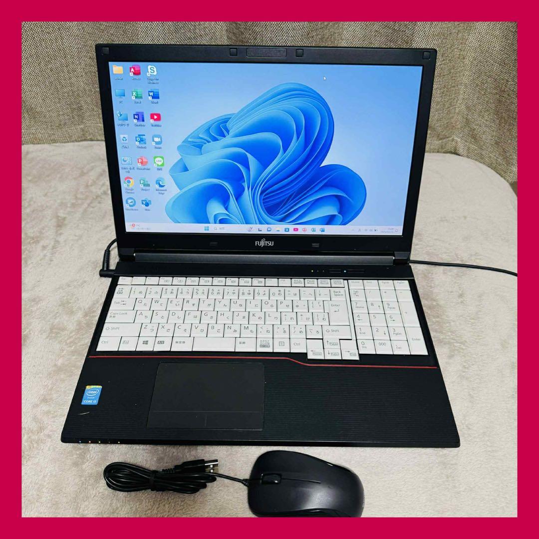 S285 Fujitsuノートパソコン i5メモリ8G高速 Windows11 - メルカリ