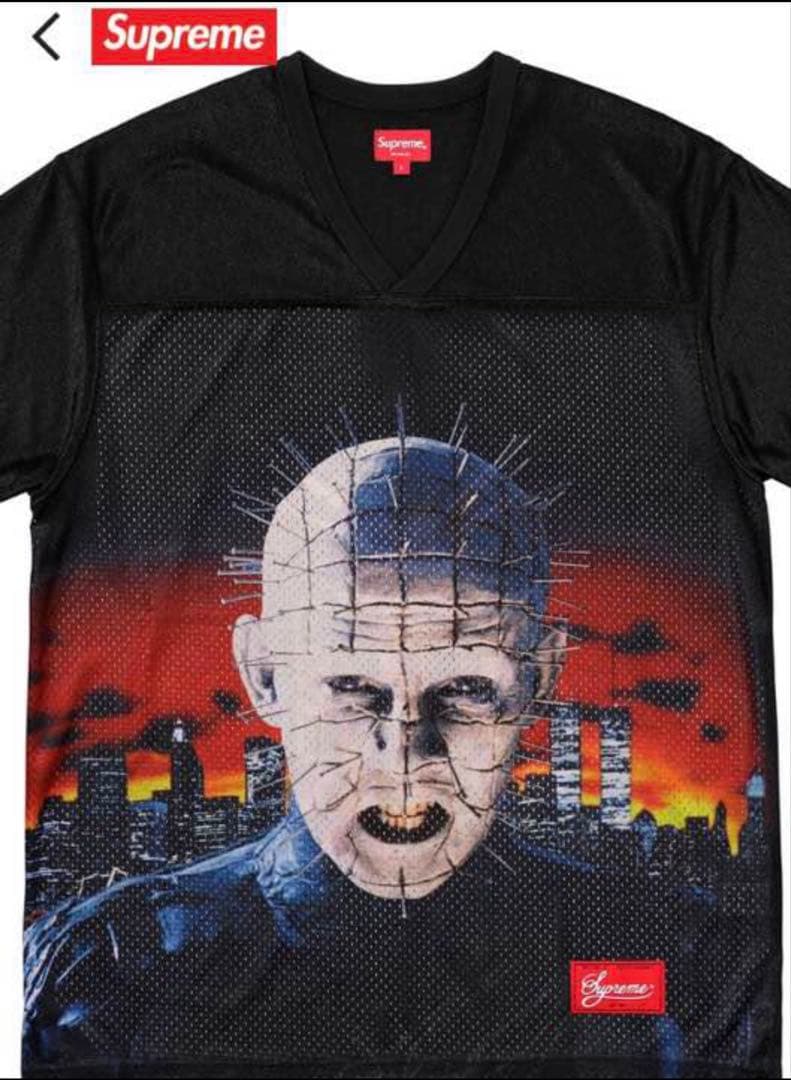 Supreme Pinhead ベースボールTシャツ Supreme x Hellraiser Pinhead T-Shirt Black 2018 Size M Made in USA
