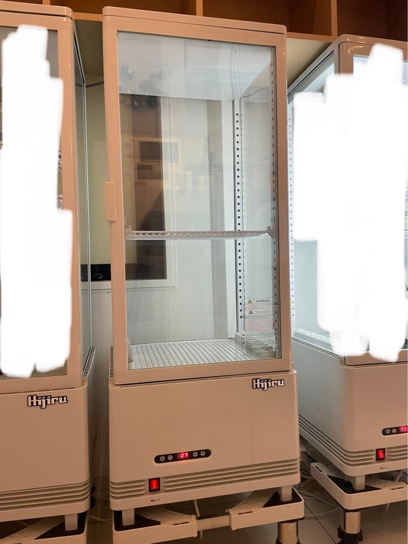 4面ガラス冷蔵ショーケース 100L HJR-KR100WT 結露防止機能 - メルカリ