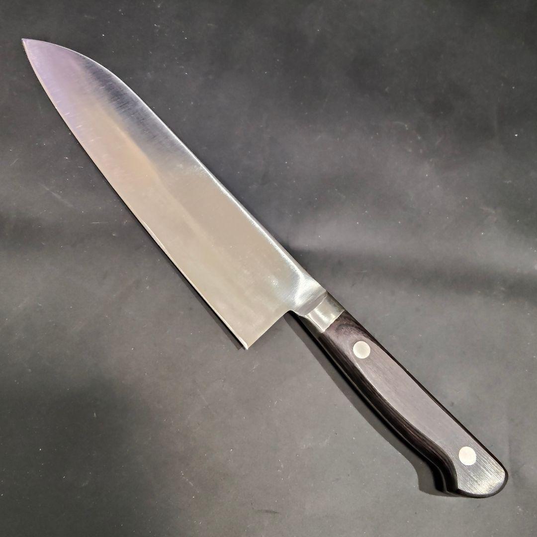 有次 超合金鋼 ハガネ 牛刀 包丁 築地 研ぎ済み - メルカリ