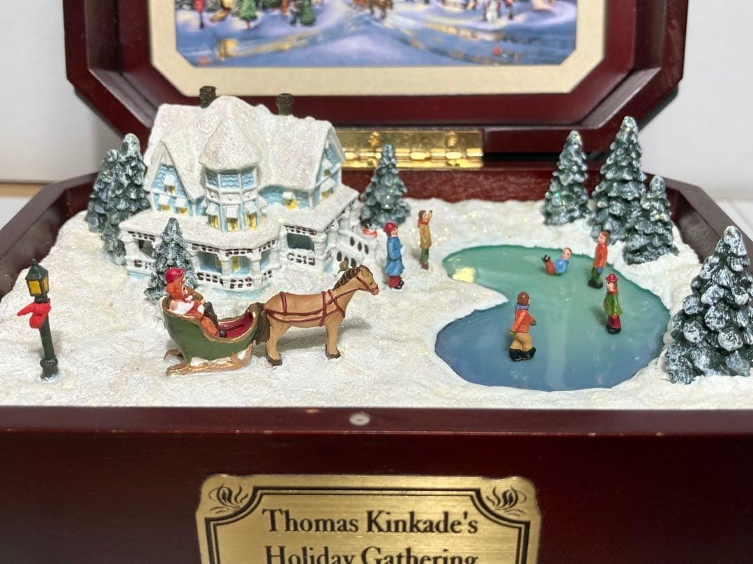 トーマスキンケード オルゴール ホリデーギャザリング 2002限定版｜廃