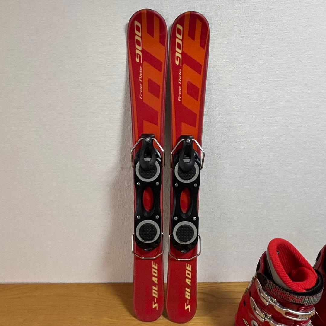 メンズ ショートスキー ファンスキーセット Gen 27-27.5cm 赤 - メルカリ