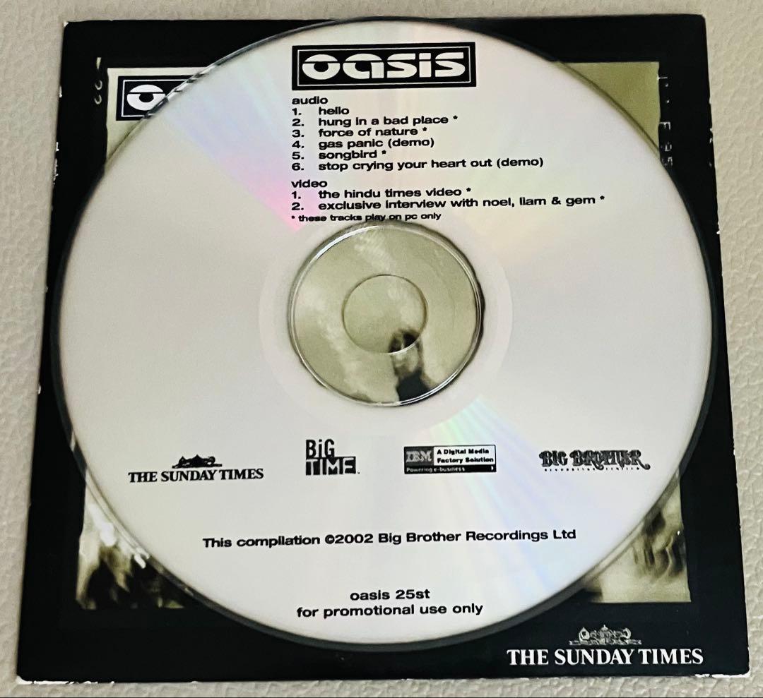 超希少/非売品】Oasis オアシス Sunday Times限定プロモCD - メルカリ
