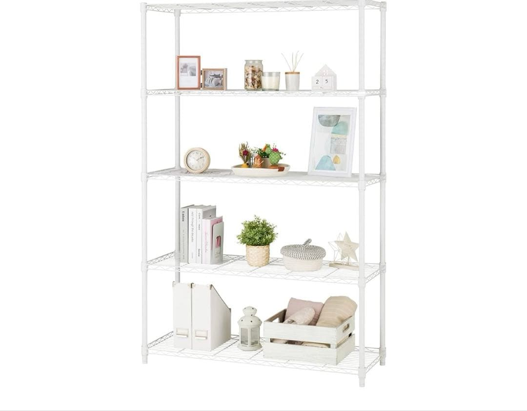 ドウシシャ ルミナス エリソンラテ スチールラック キャスター付 ホワイト 61OfCFbOy5L._AC_UL210_SR210,