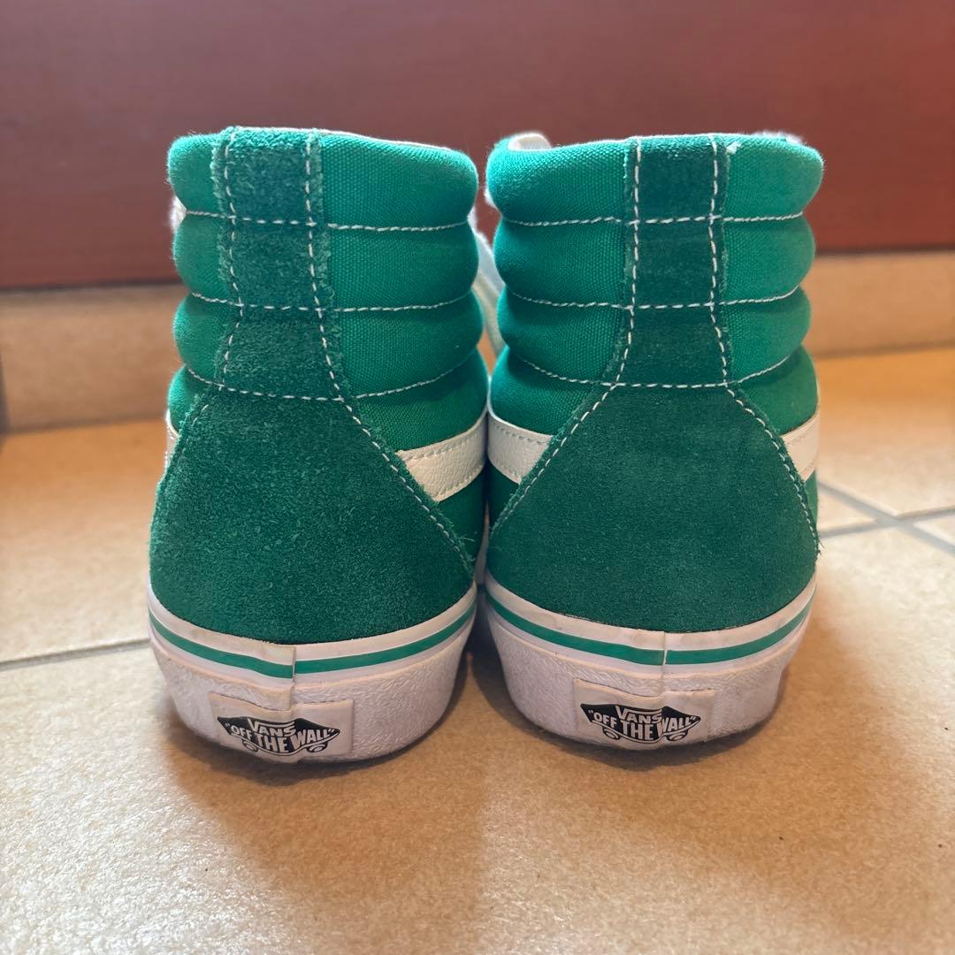 VANZ グリーン 緑 オールドスクールハイカット25cm - メルカリ