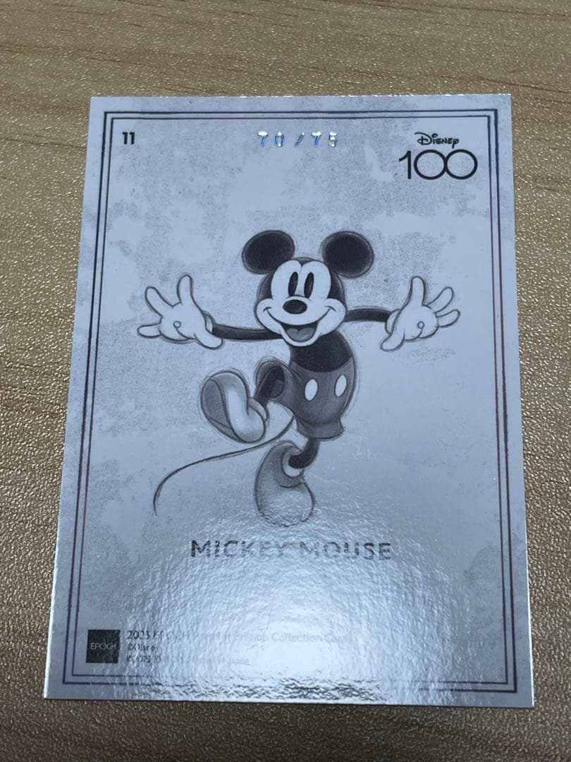 epoch Disney100 PREMIER ミッキーマウス 75枚限定 - メルカリ