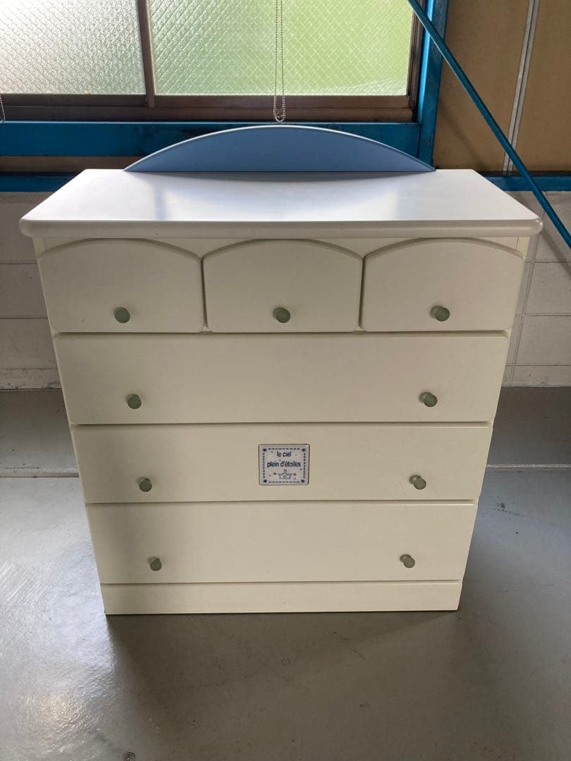 Kosuga コスガベビーメイト　ル・シェル・ローズ　チェスト　ベビータンス クラフト製】ベビーチェスト お世話ごとに収納できる5引き出しの商品