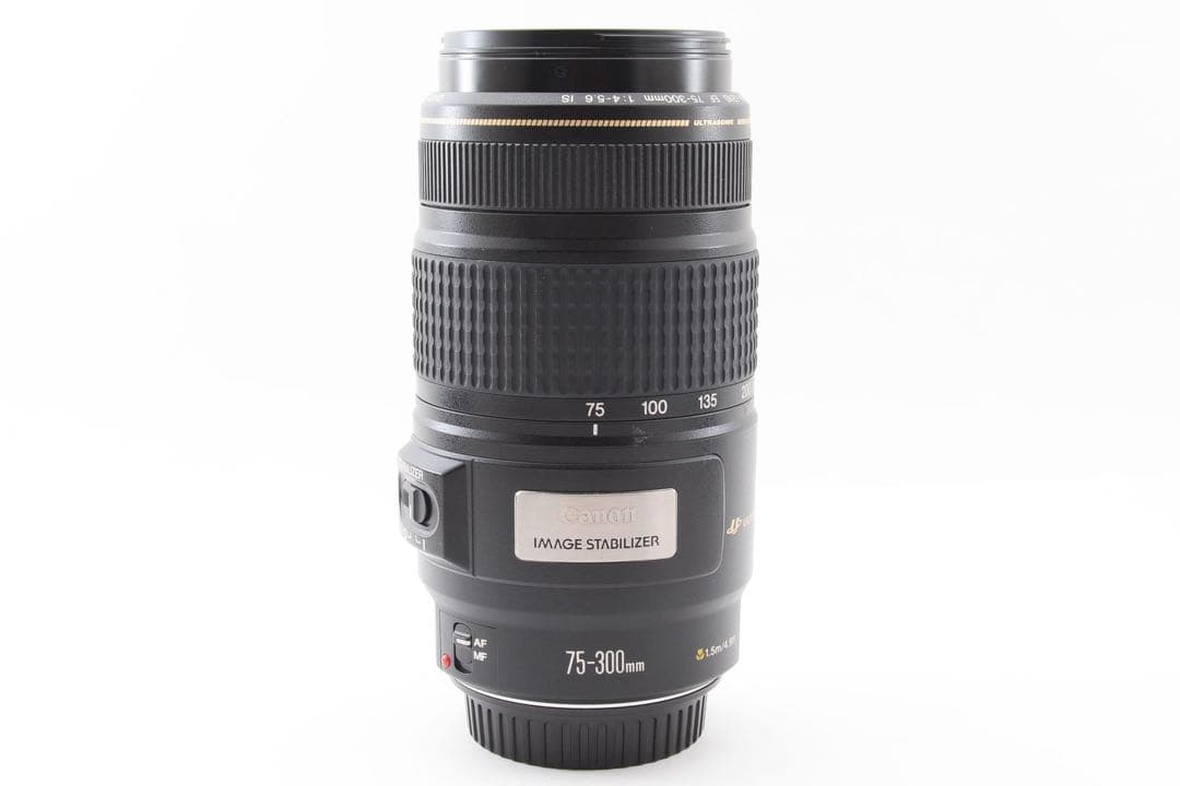 望遠レンズ/手ぶれ補正/Canon EF 75-300mm F4-5.6 IS - メルカリ