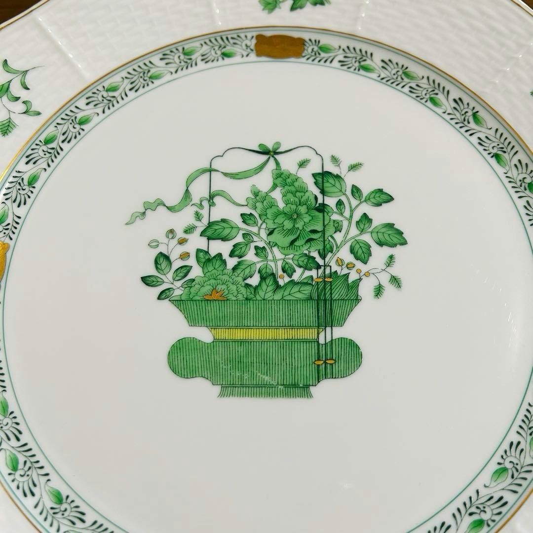 HEREND 清の花籠 524/CN プレート（25cm） - メルカリ