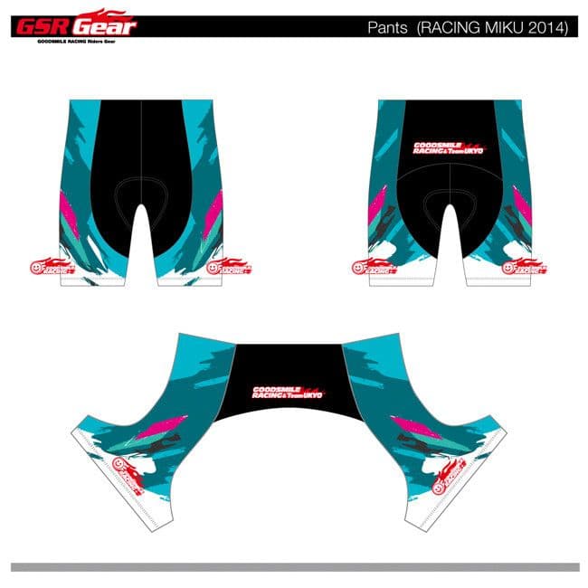 未使用】レーシングミク 2014 サイクルジャージEDGE2 上下セット【L