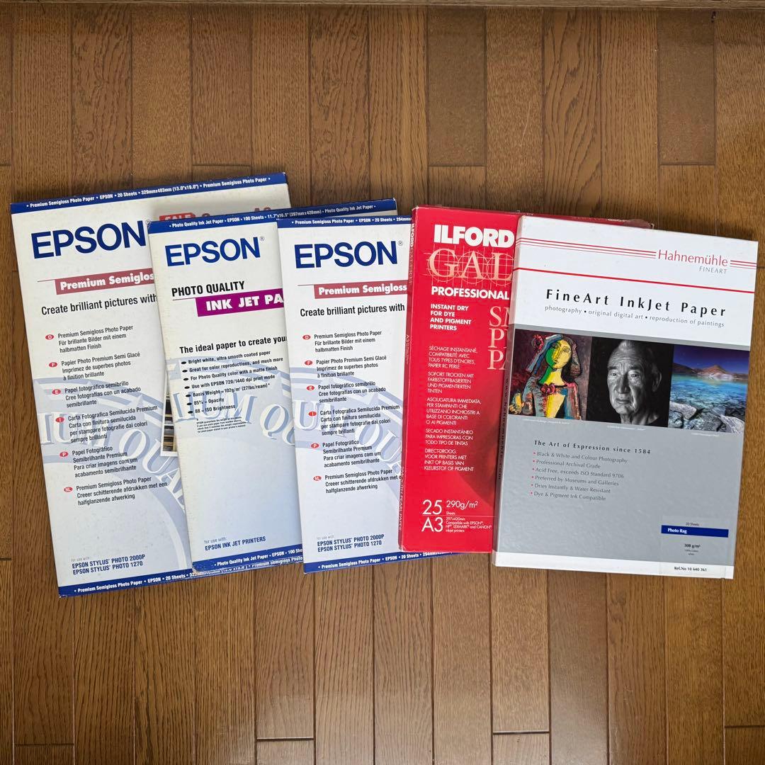 EPSON ILFORD ハーネミューレ インクジェット プリント用紙 A3 たのめーる】コクヨ インクジェットプリンタ用紙 スーパーファイン