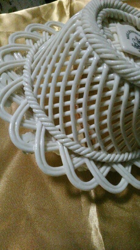 Belleek ベリーク 一点物バスケット インチャンテドアイル - メルカリ