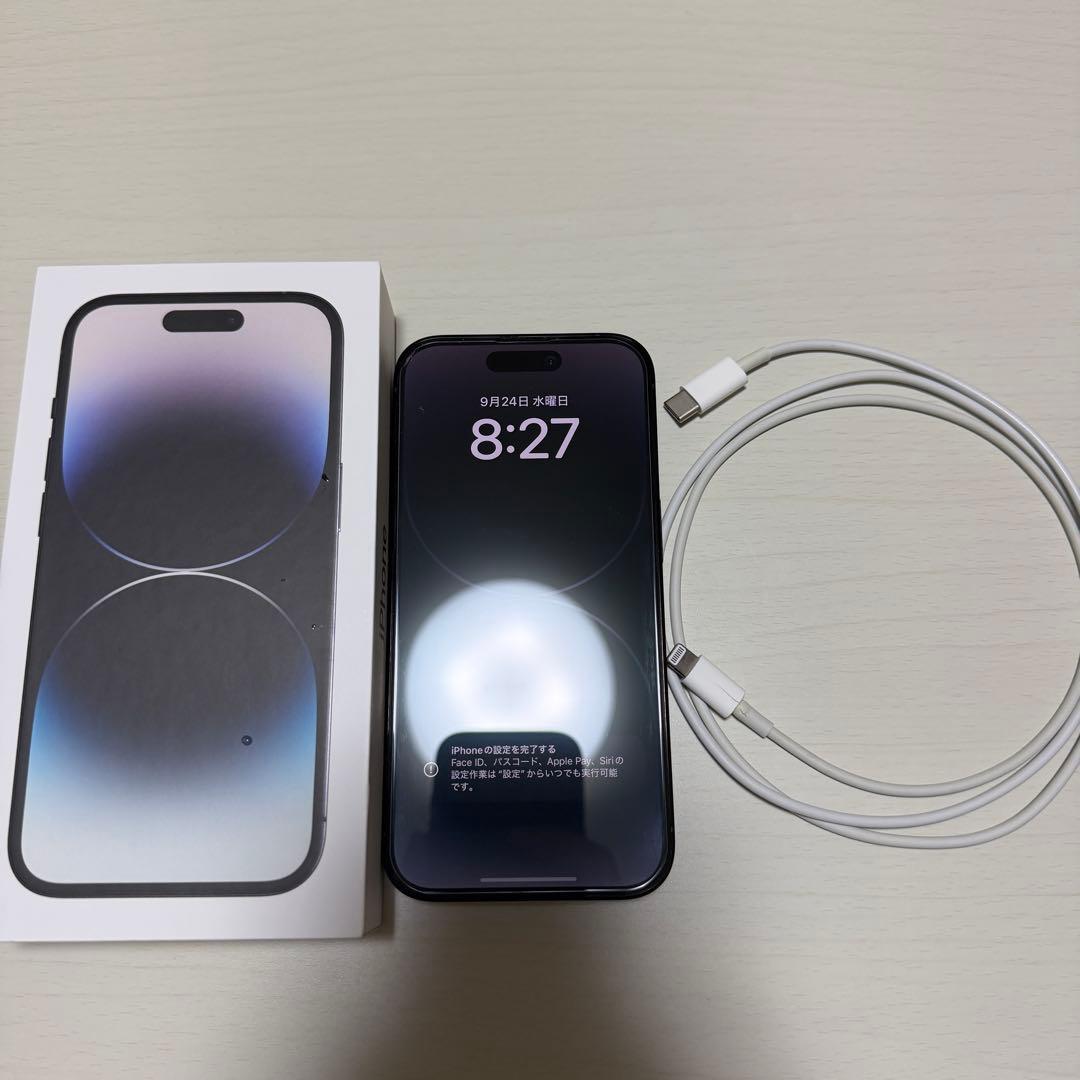 iPhone14 Pro スペースブラック 128GB simフリー iPhone 14 Pro 128GB - スペースブラック（SIMフリー）[整備済製品