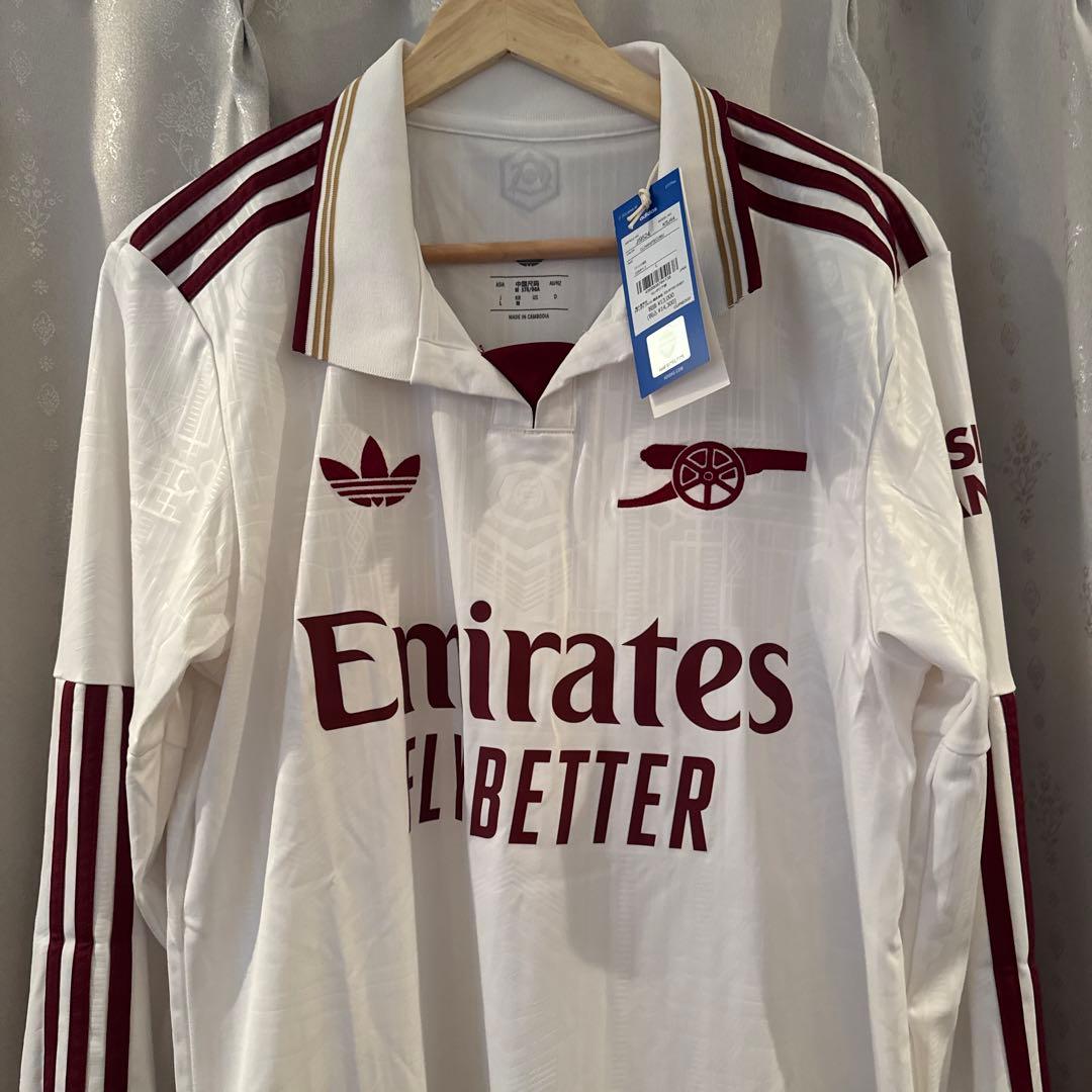 新品タグ付き アーセナル 25-26 3rdユニフォーム 長袖 25-26 アーセナルFC 3rd 長袖ユニフォーム／サッカーショップKAMO