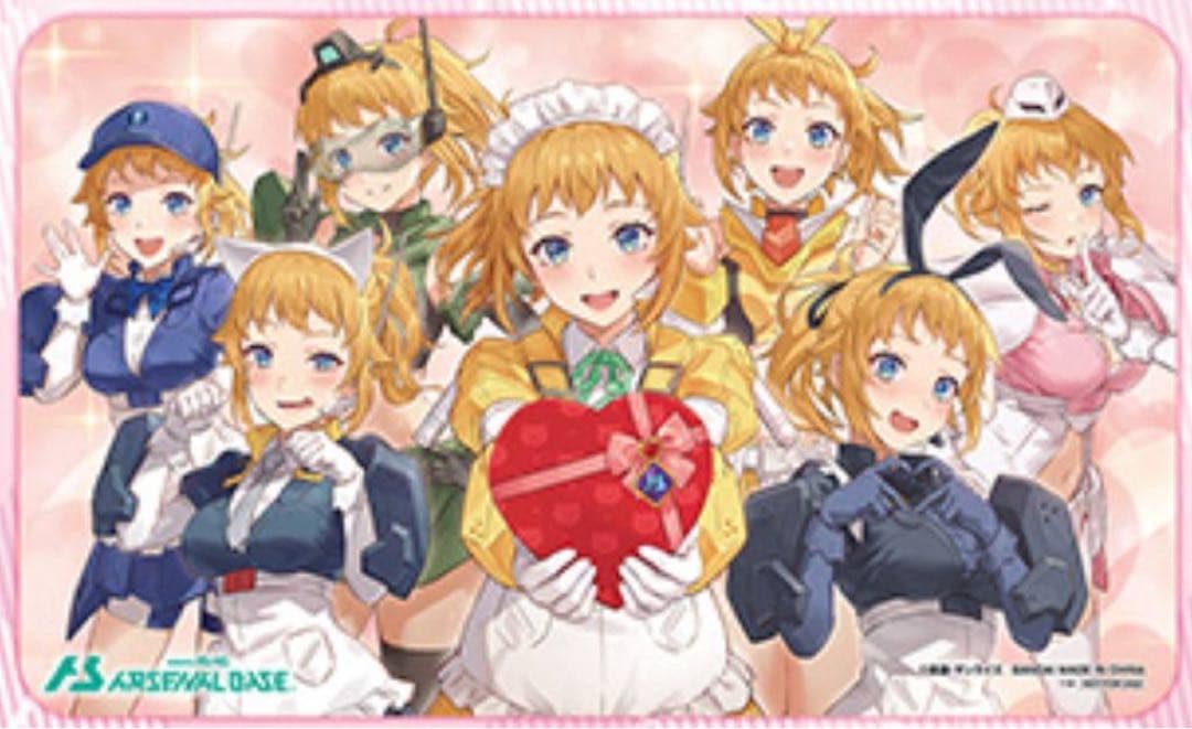 ガンダムアーセナルベース ホシノ・フミナ バレンタイン ラバーマット