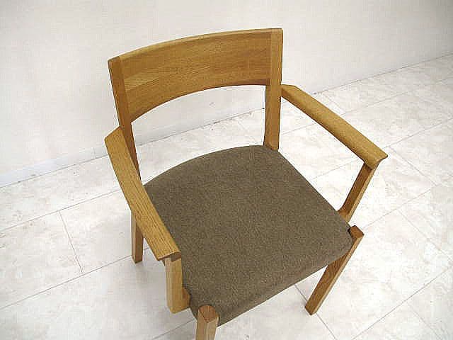 展示品】ヒラシマ 「カラメッラ」アームチェア ダイニングチェア 約8.5