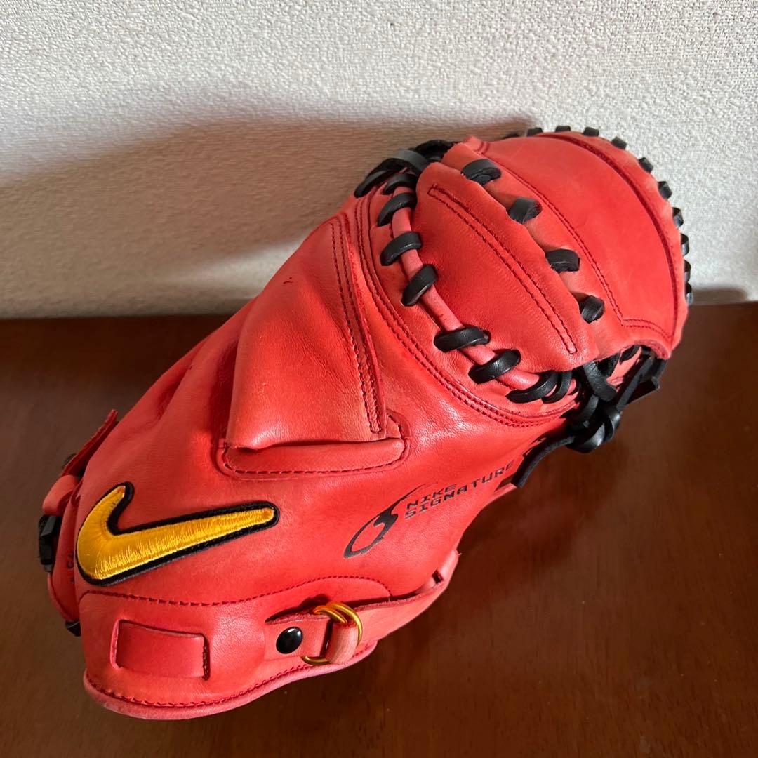 ナイキ 城島モデル キャッチャーミット 軟式 グラブ グローブ 大人用 NIKE（ナイキ） 城島健司のシグネチャープロモデル 成人用軟式
