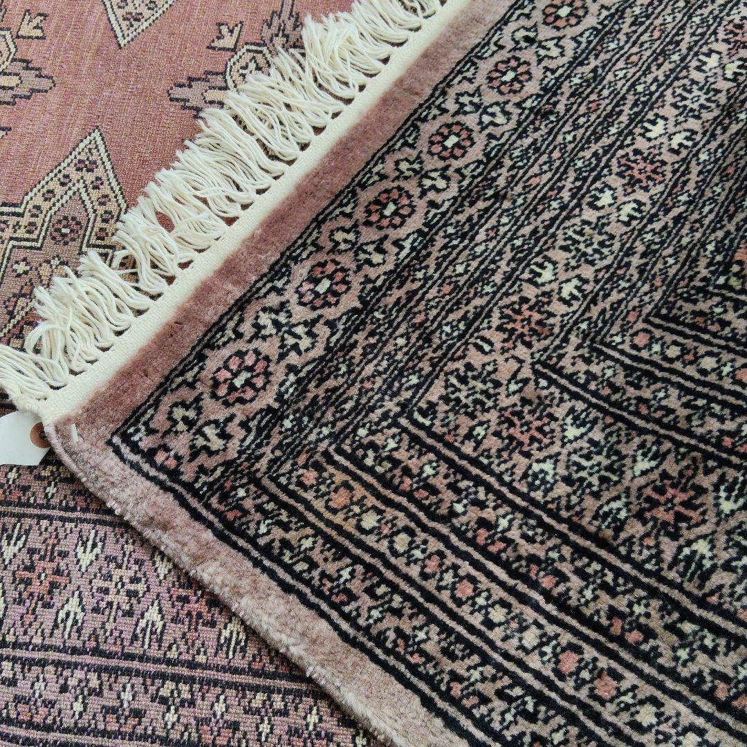 パキスタン段通 ラグ 152×94 手織り ウール100％ - メルカリ