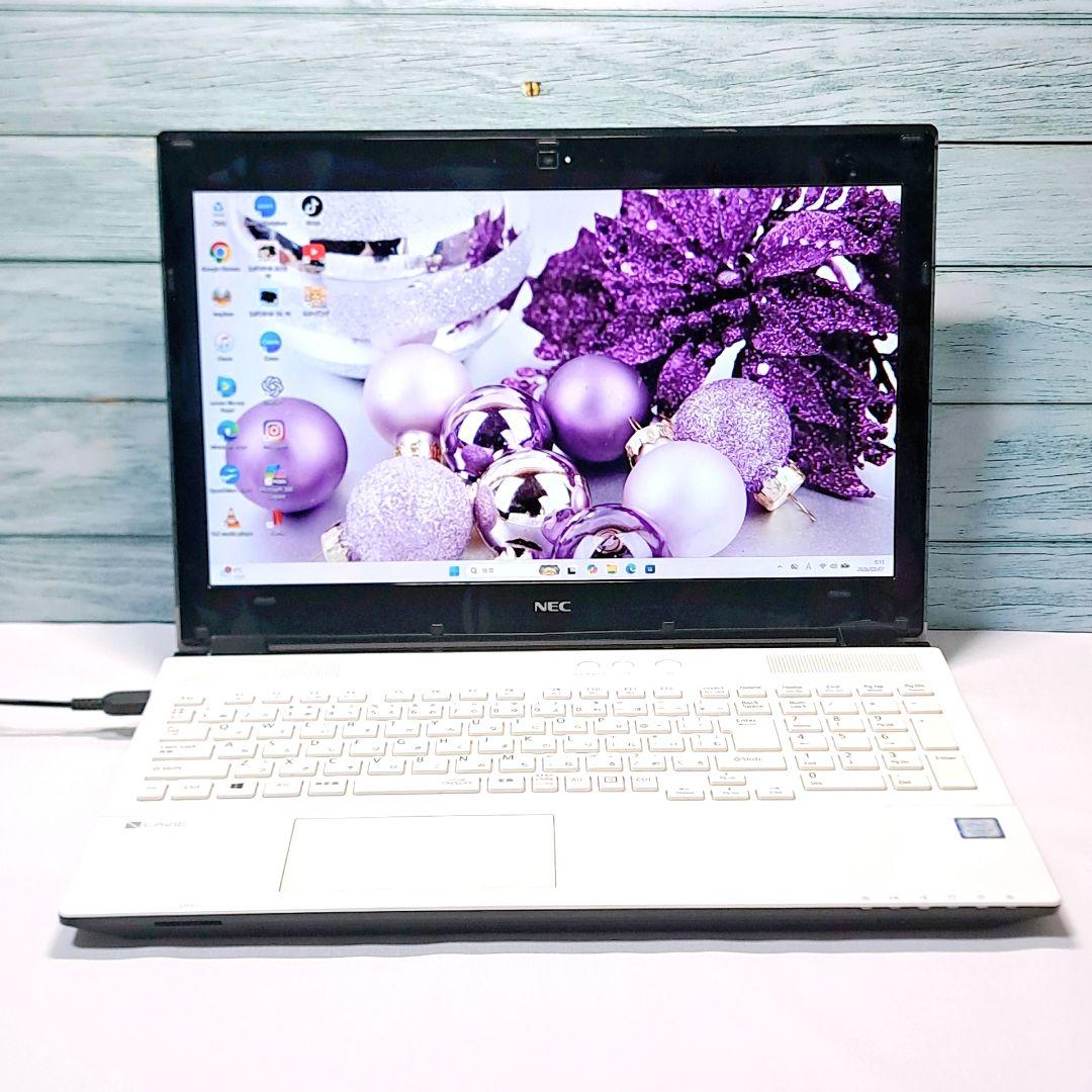 199 バッテリー良 NECノートパソコン 7世代i7 Windows11 - メルカリ