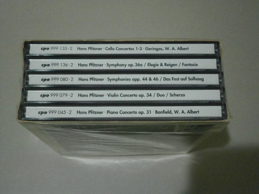 注文ページ プフィッツナー 交響曲 協奏曲 管弦楽曲 全集的CD 希少良品