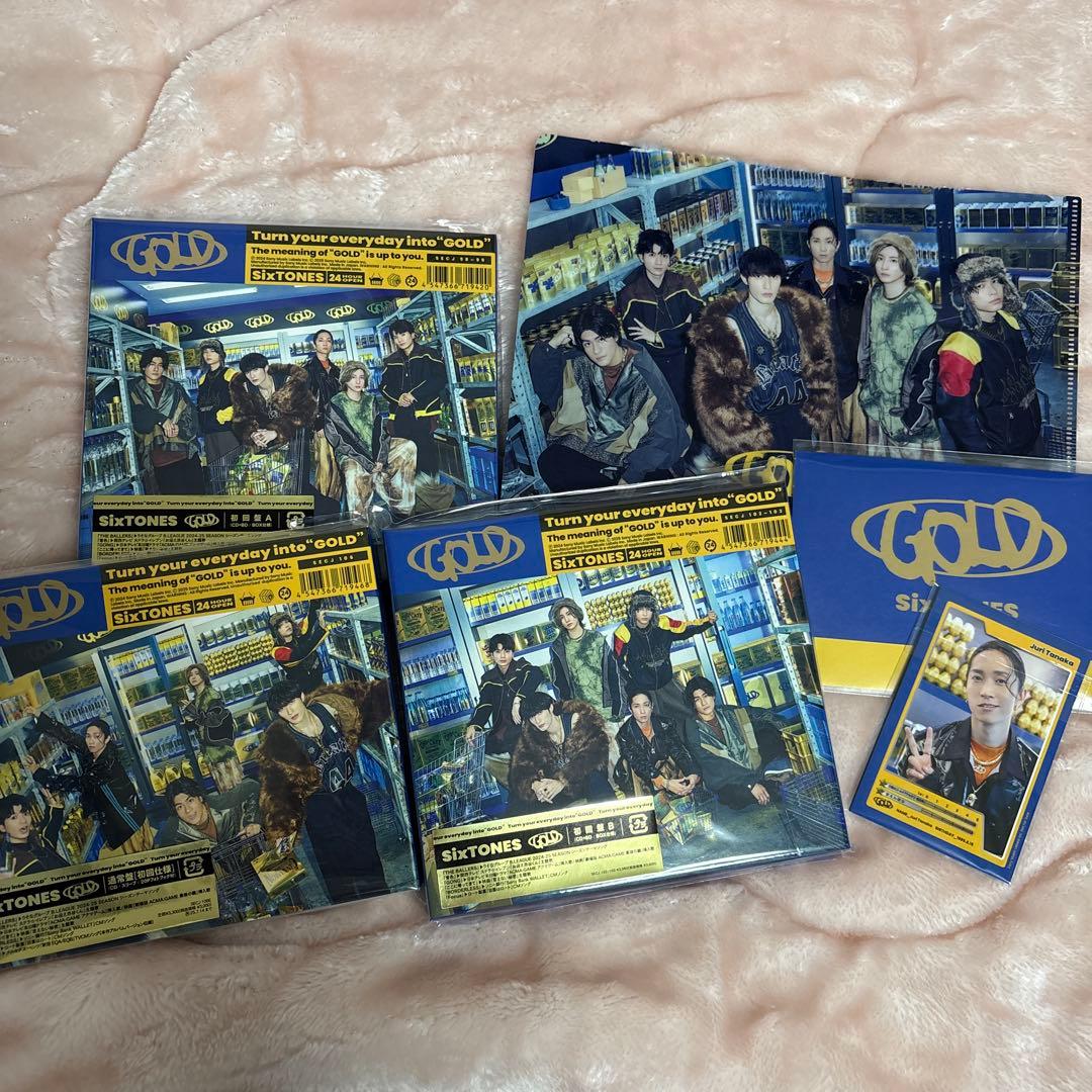 SixTONES GOLD アルバム 3形態セットDVD 特典つき ストーンズ - メルカリ