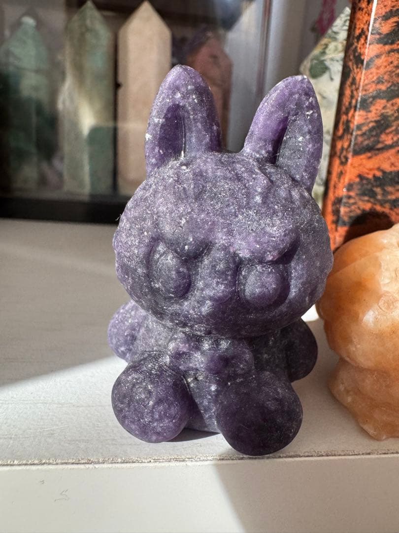 天然石 ラブブ カービング - メルカリ