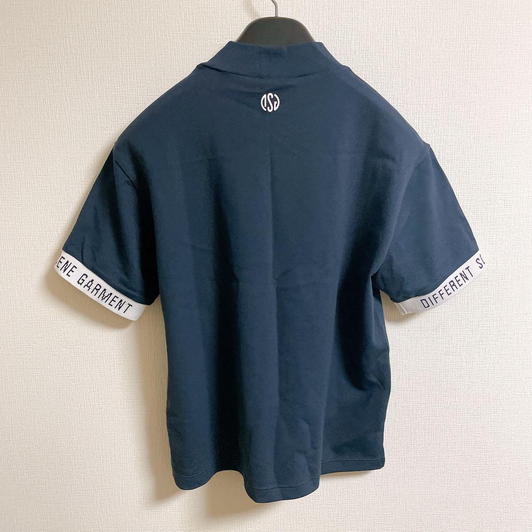 未使用 DSG デサント ゴルフ モックネック 半袖 Tシャツ M ショート丈