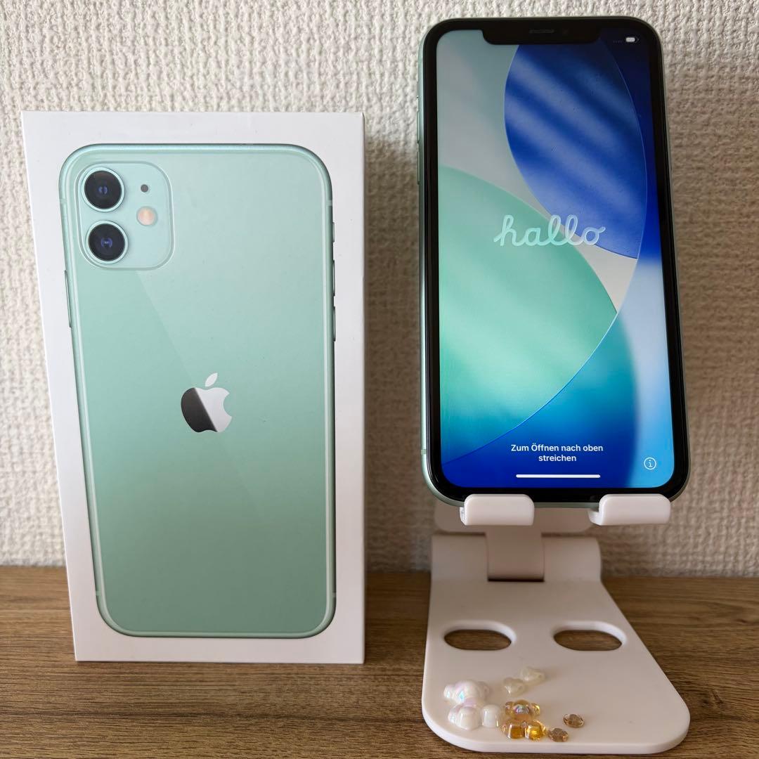 iPhone 11 128GB SIMフリー ミントグリーン - メルカリ