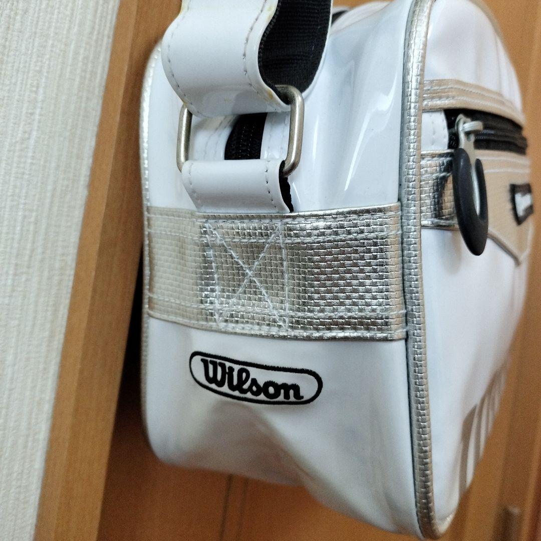 ショルダーバッグ Wilsonウィルソン エナメル - メルカリ
