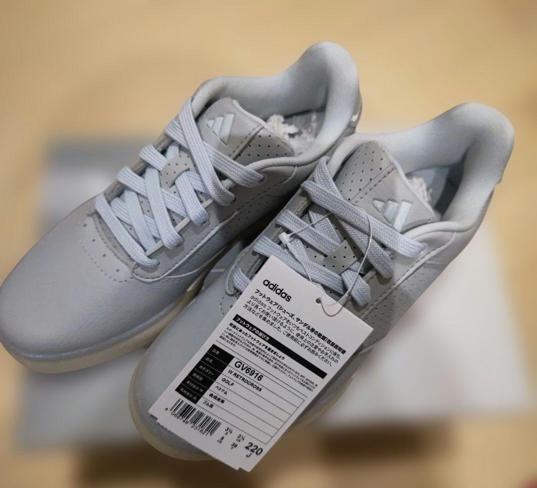 最終値下げ】adidas ウィメンズ レトロクロス ゴルフシューズ - ADIDAS