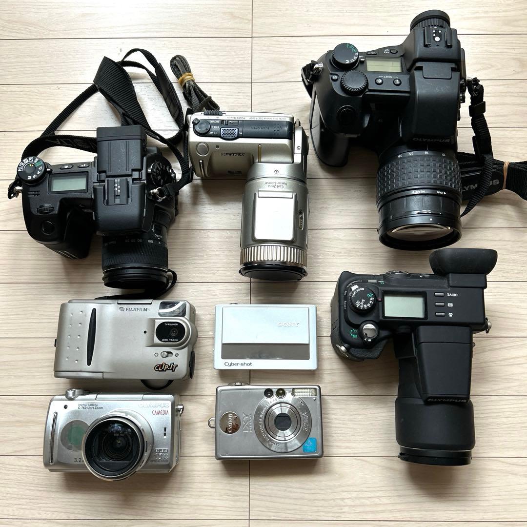 ジャンク デジカメ 8台セット - メルカリ