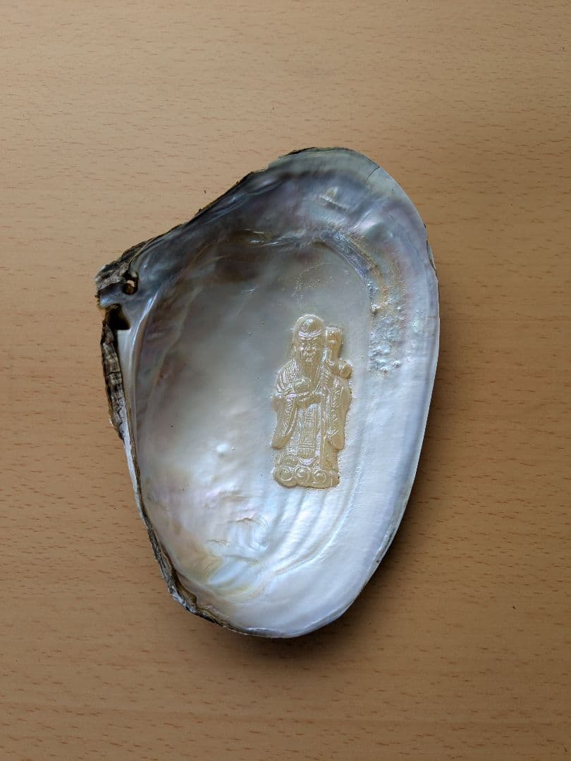 仏像真珠／淡水パール母貝 no.106 仏像真珠／淡水パール母貝 no.106