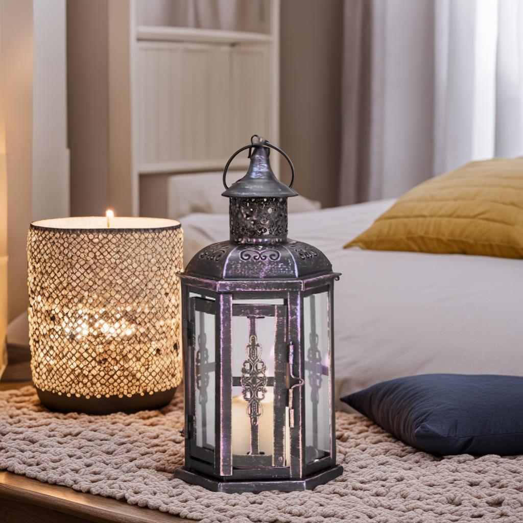 インテリア 25cm キャンドルホルダー ヴィンテージ ランタン - メルカリ