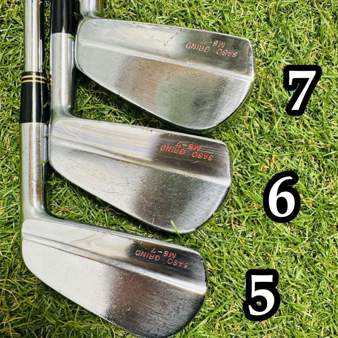 希少】SASO GRIND MS-7 メンズアイアンセット 6本 スチール S - メルカリ
