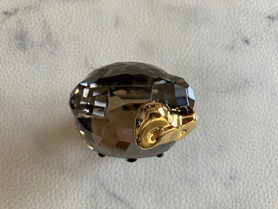 Swarovski 2012年スワロフスキーハローキティ 置物・ブラック - メルカリ