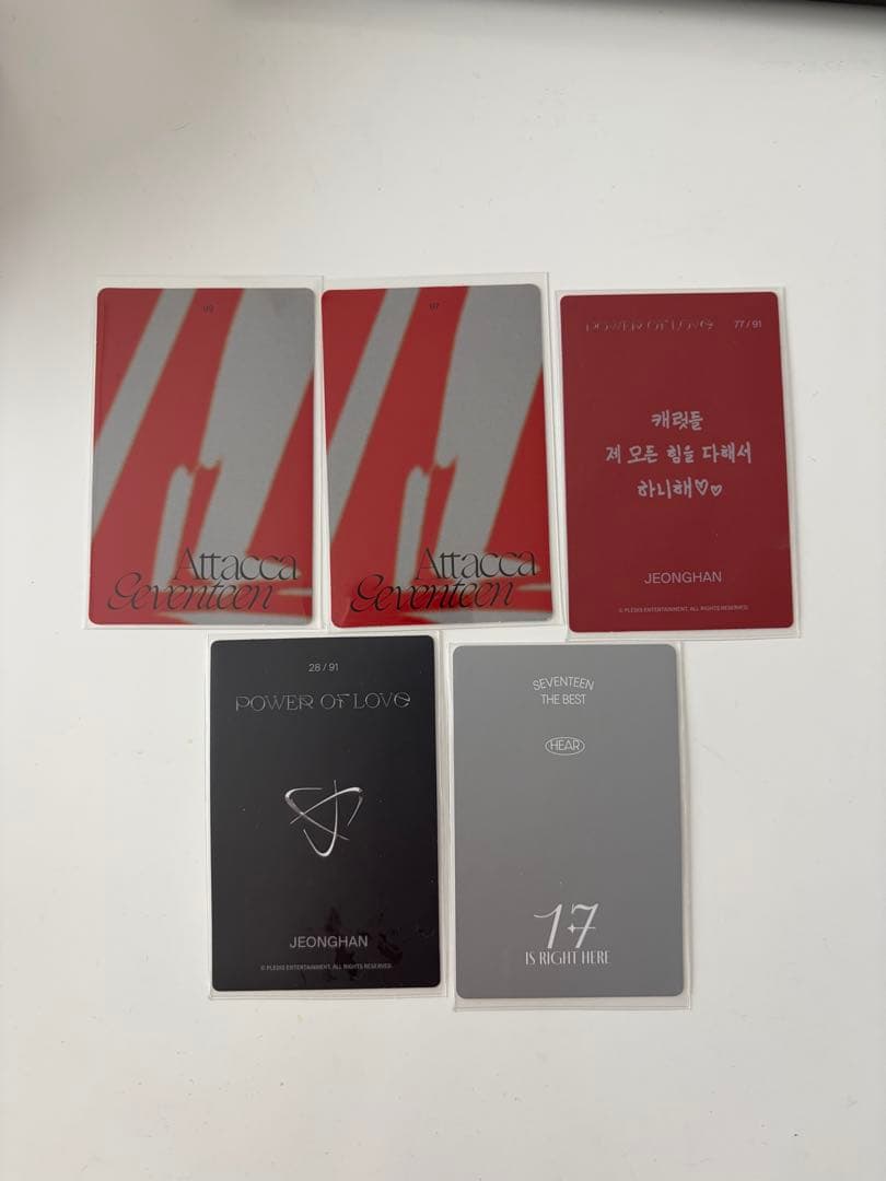 SEVENTEEN JEONGHAN ジョンハントレカセット - メルカリ
