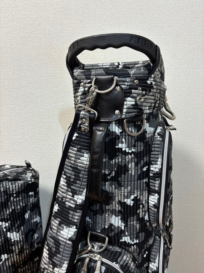 オウル OUUL キャディバッグ シルバークラシックカモフラージュ 美品