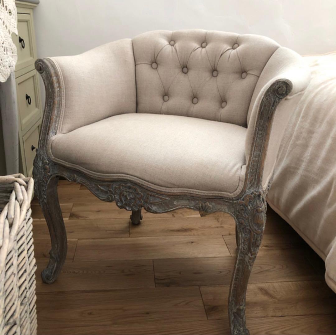 サラグレース フレンチリネン Classicソファチェア - メルカリ