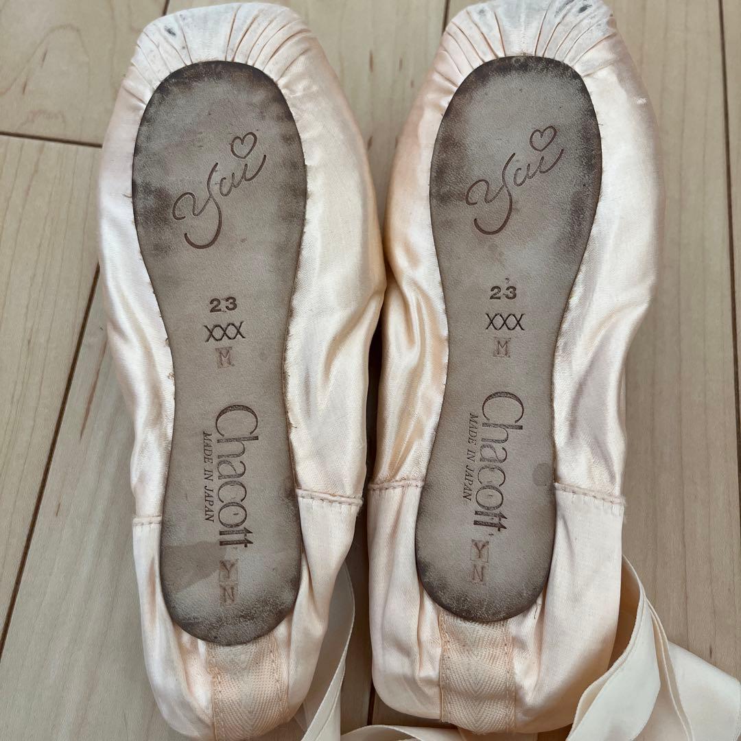 Chacott バレエトゥシューズ Yui 23 ピンク - メルカリ