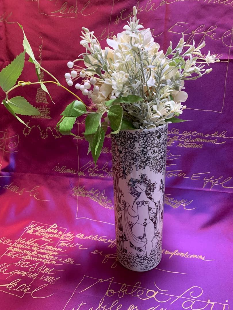 ビヨンヴィンブラッド ニモール窯の高さ27㎝の大型ビンテージ可愛い