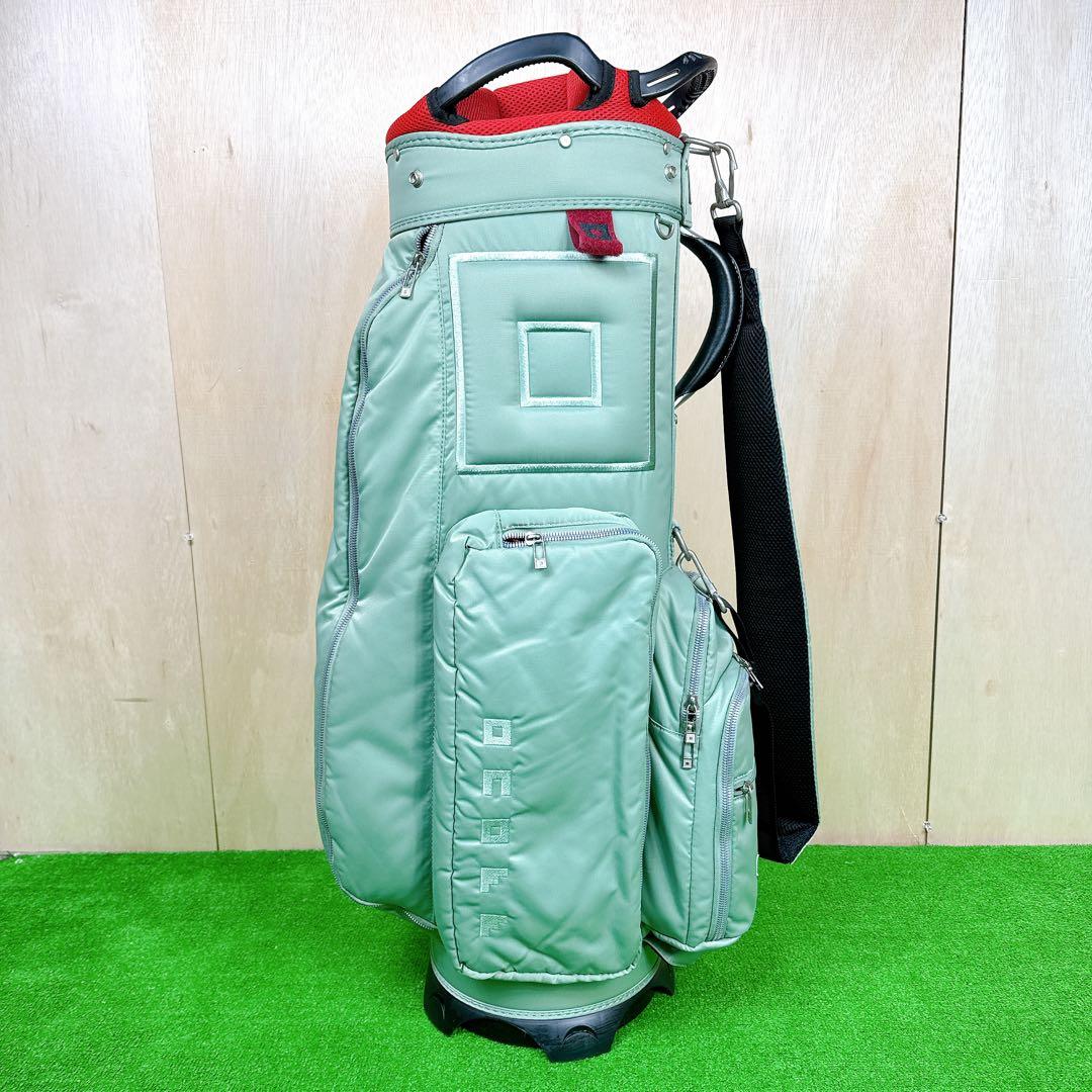 【美品】 ONOFF OB0420 キャディバッグ 9型 5分割 2.9kg
