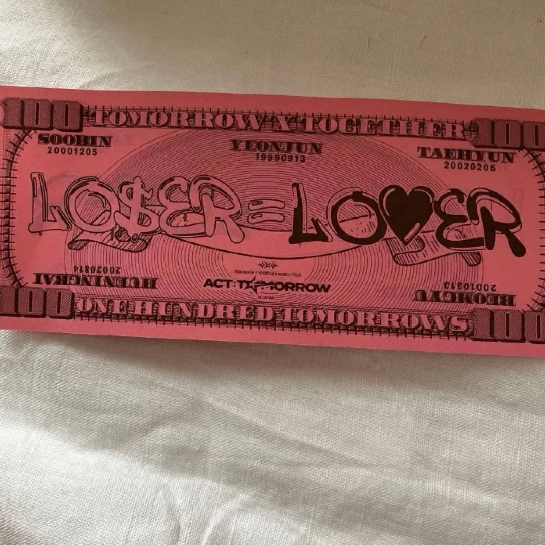 TXTヨンジュン メモリアルスリーブファイルトレカ 落下物 シール