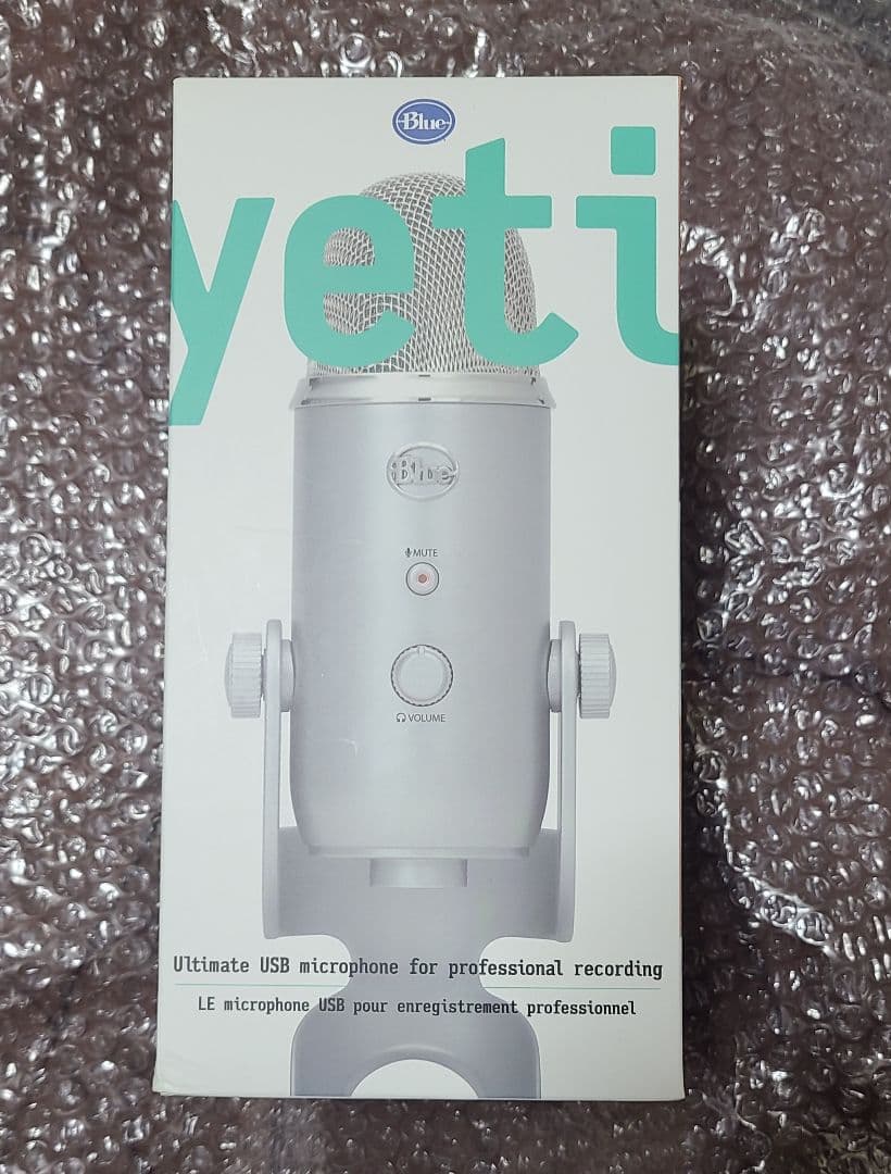 Blue Microphones Yeti USBマイク シルバー Amazon.co.jp: Blue Microphones Yeti - Silver USBマイク シルバー