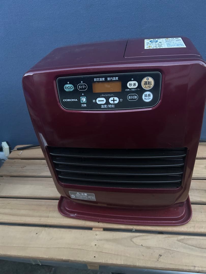CORONA 石油ファンヒーター ワインレッド CORONA FH-VX7325BY(W) 石油ファンヒーター 消臭シャッター搭載 火力
