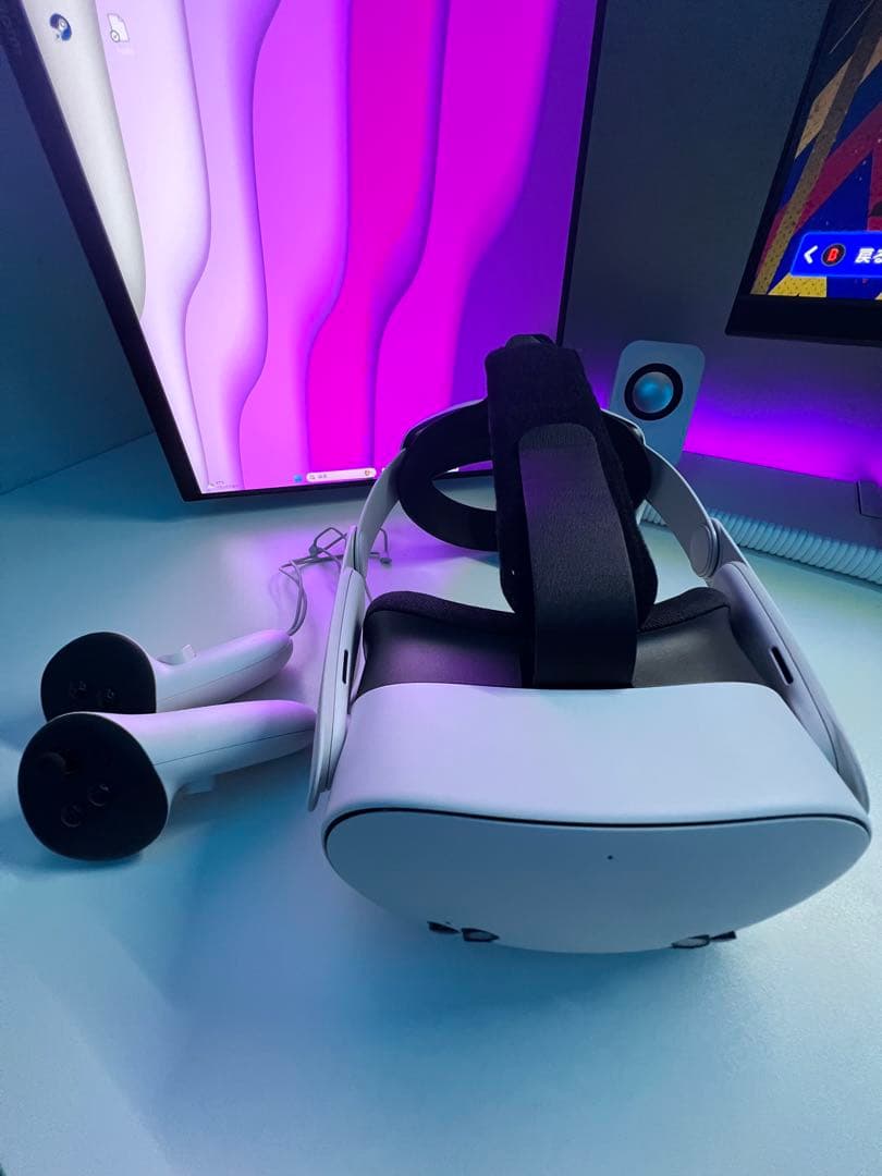 【値下げ交渉OK】QUEST3S 128G 別途購入ヘッドストラップ付き Amazon.co.jp: Meta Quest 3S 128GB | 旧Oculus | VRゲーム用のヘッド