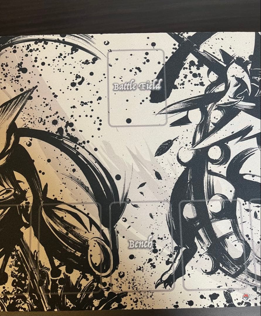 ポケモンカードゲーム ラバープレイマット 墨絵列伝 ゲッコウガ&メガ