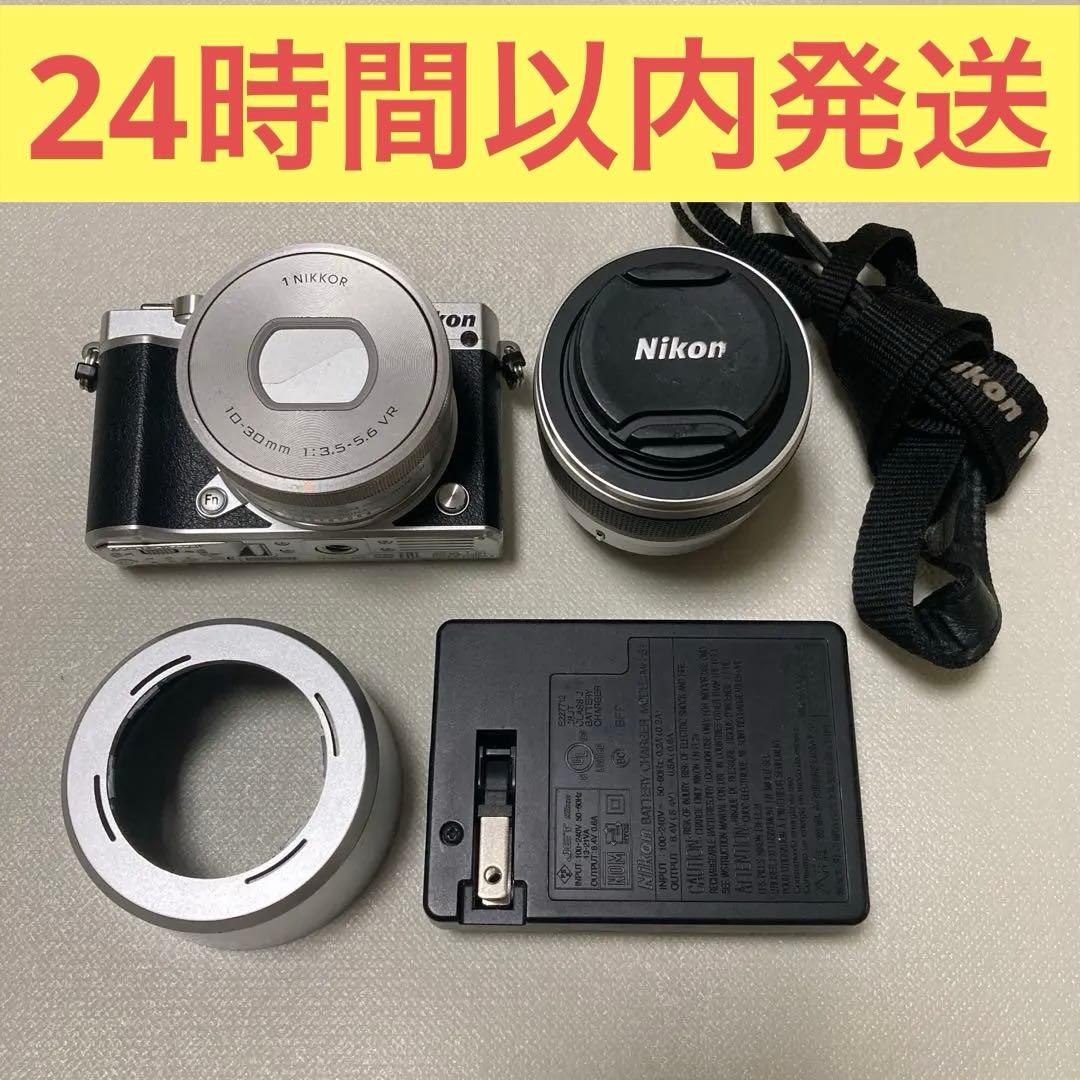 【即日匿名発送】Nikon ミラーレス一眼 1J5 NIKKOR Nikon 1 J5 ミラーレス一眼カメラ 標準パワーズームレンズキット