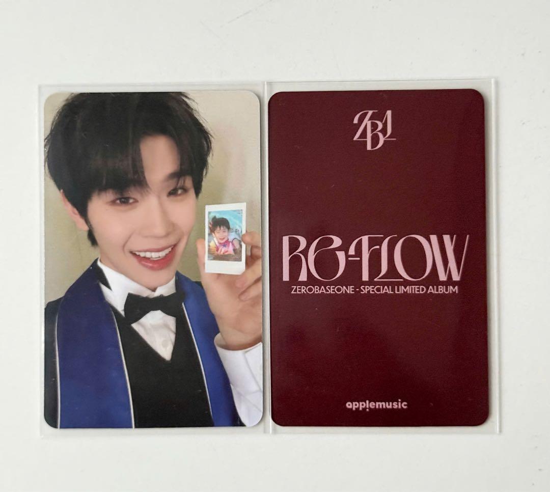 ZEROBASEONE Re-FLOW applemusic 特典 トレカ テレ - メルカリ